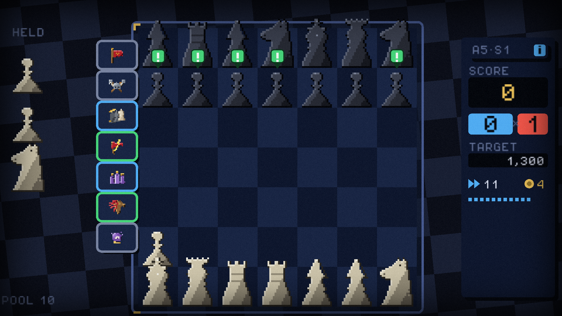 A siege with a loaded rail of six stratagems